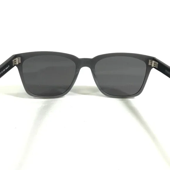Warby Parker Sunglasses BARKLEY M 103 Matte Square Frames with Black Lenses